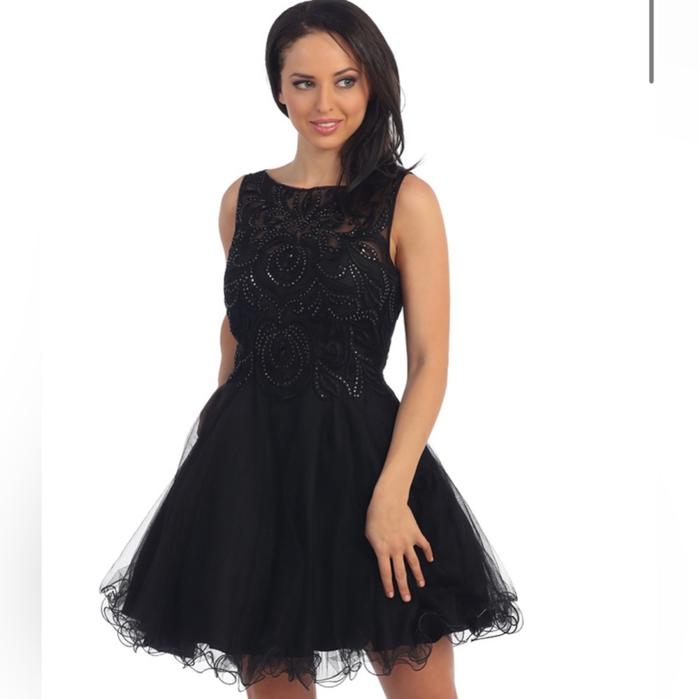 Dress Prom Dancing Queen, Black XS